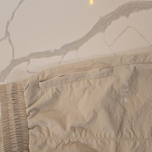 Wilo The Label Parachute Track Jogger Pants Womens Size Small Tan - Picture 3 of 8
